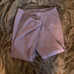 Purple lazy pants sweat pants size XL